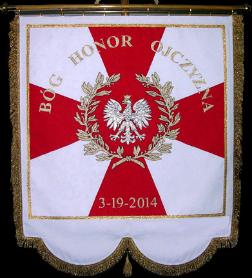 Polonia ameryka�ska. Chor�gwie ko�cielne.