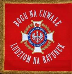Sztandar OSP - Bogu na chwa��, ludziom na ratunek